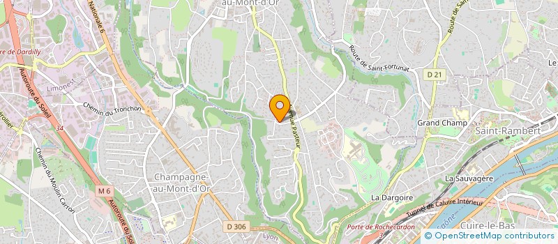 localisation de l'entreprise LA LINGERIE DU LEMAN  SAINT-DIDIER-AU-MONT-D'OR