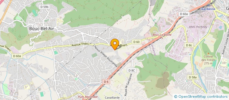localisation de l'entreprise LA LINOISE à BOUC-BEL-AIR