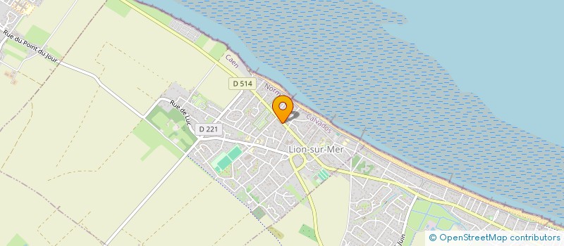 localisation de l'entreprise LA LIONNAISE DES PECHES  LION-SUR-MER