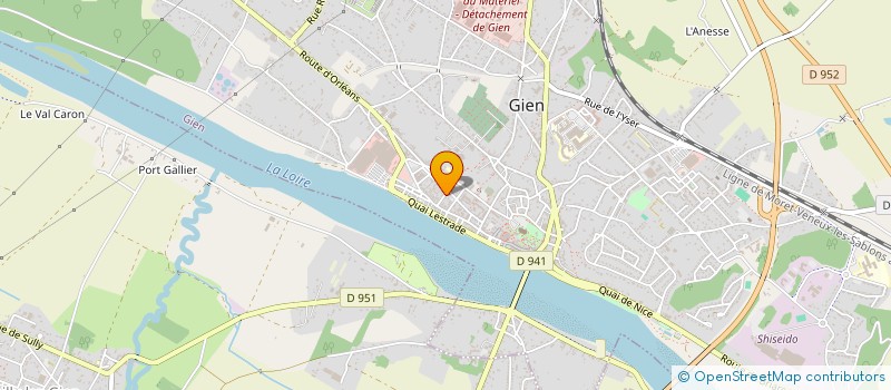 localisation de l'entreprise LA LIONNE à GIEN