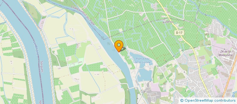 localisation de l'entreprise LA LIONNE  SORGUES