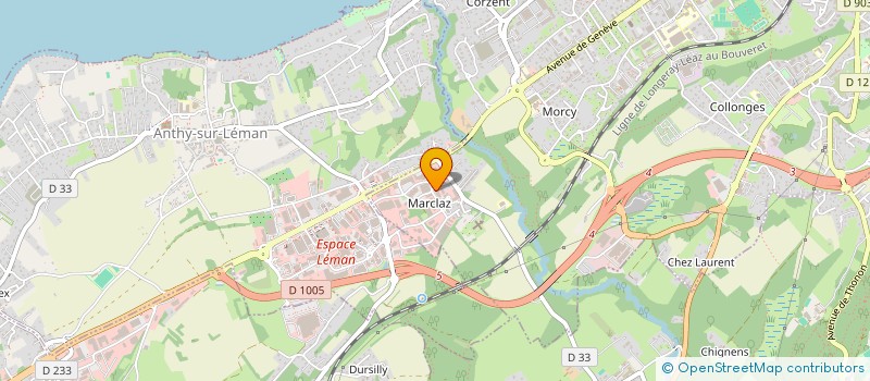 localisation de l'entreprise LA LIONNE à THONON-LES-BAINS