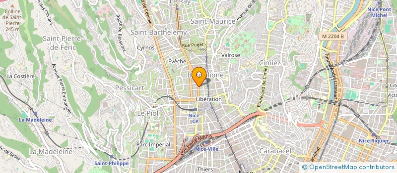 localisation de l'entreprise LA LISA à NICE