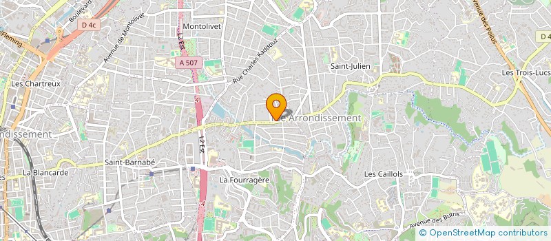 localisation de l'entreprise LA LISE à MARSEILLE