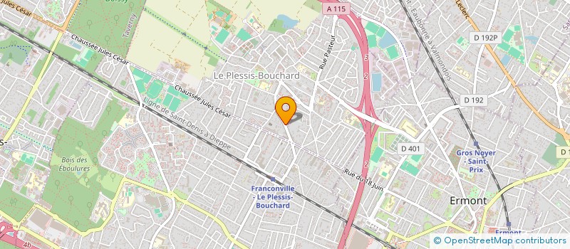 localisation de l'entreprise LA LISERAIE à LE PLESSIS-BOUCHARD