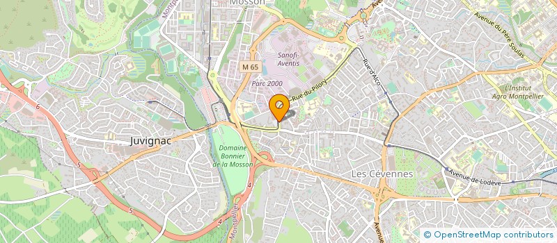 localisation de l'entreprise LA LISIERE à MONTPELLIER