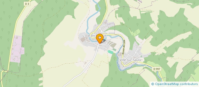localisation de l'entreprise LA LISLOISE à L'ISLE-EN-RIGAULT