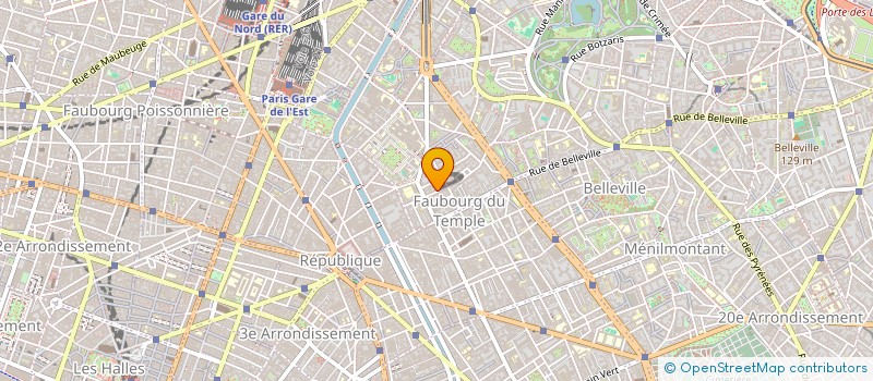 localisation de l'entreprise LA LITHOGRAPHIE PARISIENNE à PARIS