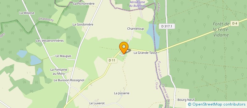 localisation de l'entreprise LA LIVARDIERE à LONGNY LES VILLAGES