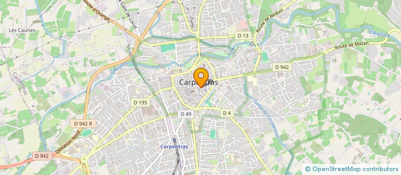 localisation de l'entreprise LA LIVREE  CARPENTRAS