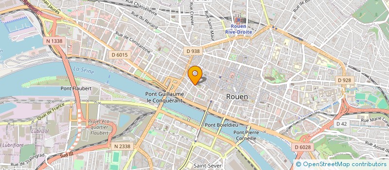 localisation de l'entreprise LA LIVRERIE SARL à ROUEN