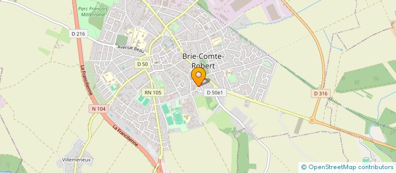 localisation de l'entreprise LA LIZETTE  BRIE-COMTE-ROBERT