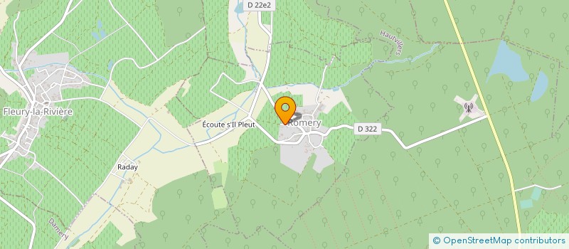 localisation de l'entreprise LA LIZONNE  ROMERY