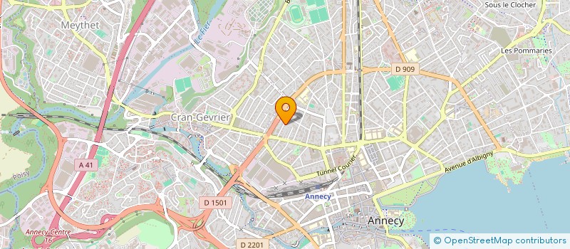 localisation de l'entreprise LA LLAMADA LES AMIS DU FLAMENCO à ANNECY