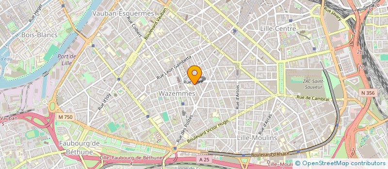 localisation de l'entreprise LA LOBOS  LILLE