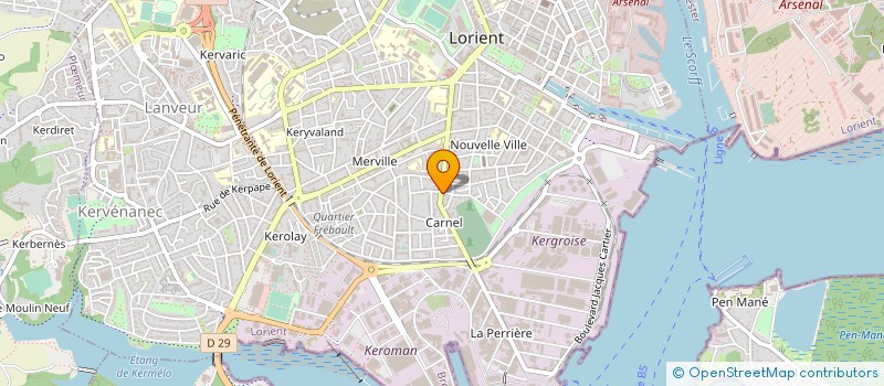 localisation de l'entreprise LA LOCALE  LORIENT