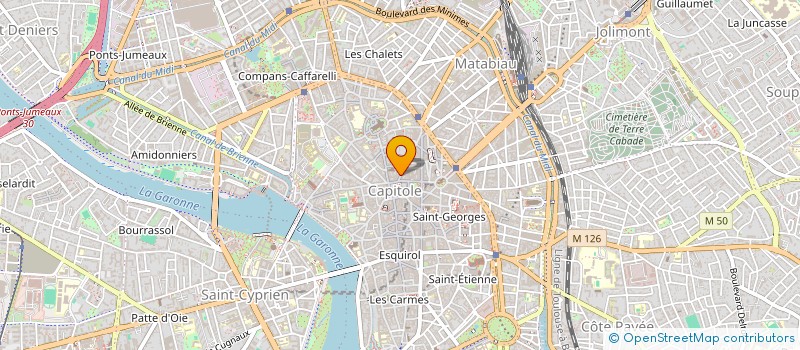 localisation de l'entreprise LA LOCANDA à TOULOUSE