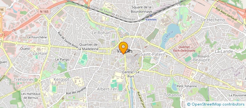 localisation de l'entreprise LA LOCATION IMMOBILIERE à VANNES