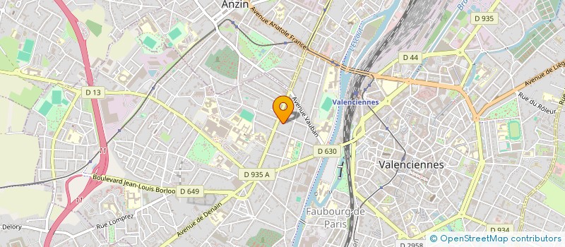 localisation de l'entreprise LA LOCATION MEUBLEE TYPE BARBIEUX  VALENCIENNES