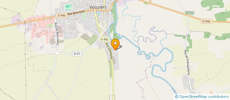 localisation de l'entreprise LA LOCO à VOUZIERS
