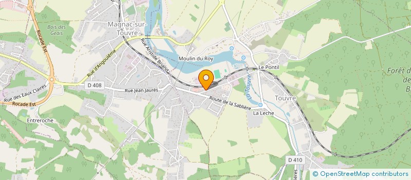 localisation de l'entreprise LA LOCO DES BAMBINS à TOUVRE