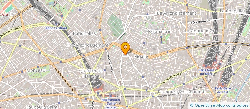 localisation de l'entreprise LA LOCOMOTIVE  PARIS