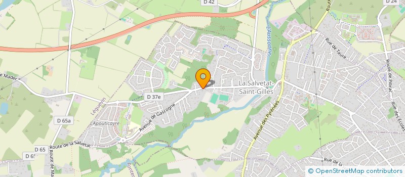 localisation de l'entreprise LA LOCOMOTIVE  LA SALVETAT-SAINT-GILLES