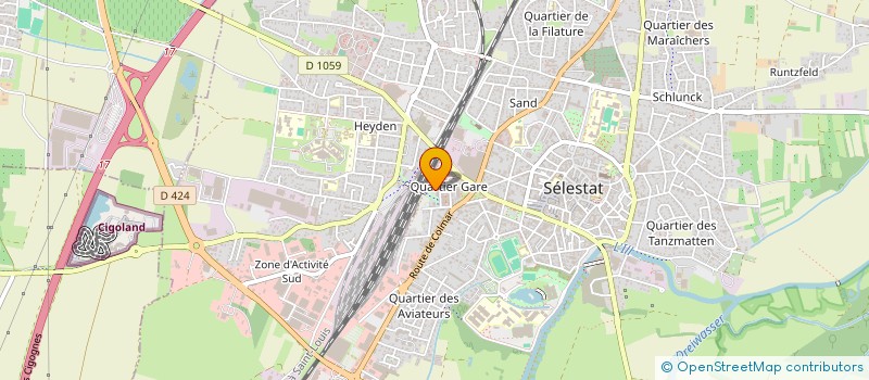 localisation de l'entreprise LA LOCORAI à SELESTAT