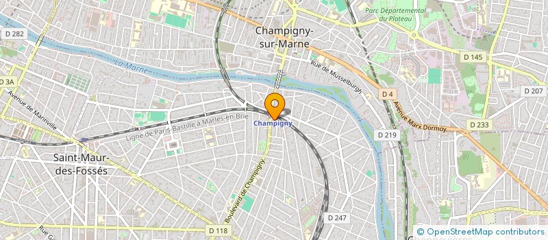 localisation de l'entreprise LA LOGE à SAINT-MAUR-DES-FOSSES