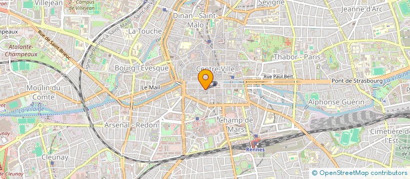 localisation de l'entreprise LA LOGE à RENNES