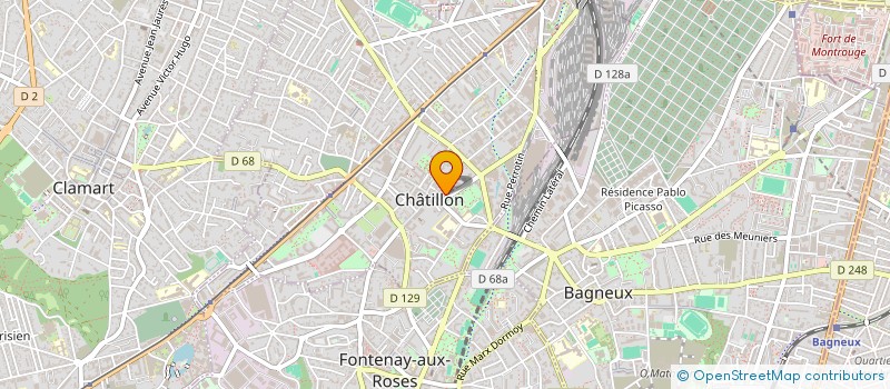 localisation de l'entreprise LA LOGE à CHATILLON