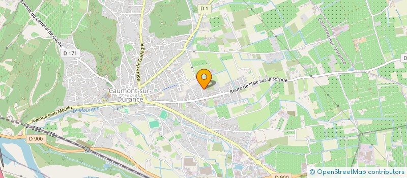 localisation de l'entreprise LA LOGE  CAUMONT-SUR-DURANCE