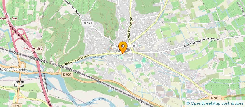 localisation de l'entreprise LA LOGE  CAUMONT-SUR-DURANCE