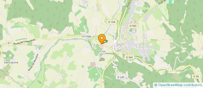 localisation de l'entreprise LA LOGE à SAULT