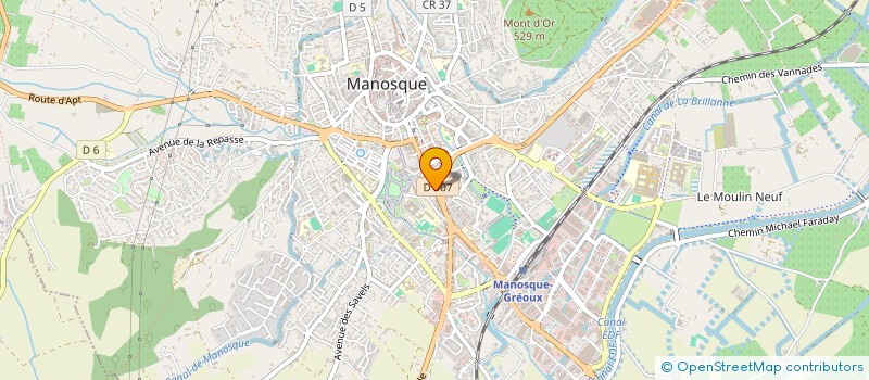 localisation de l'entreprise LA LOGE BERTIN à MANOSQUE