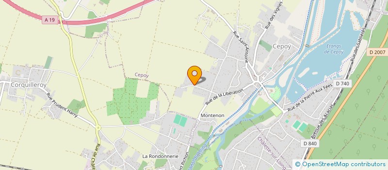 localisation de l'entreprise LA LOGE BRF à CEPOY