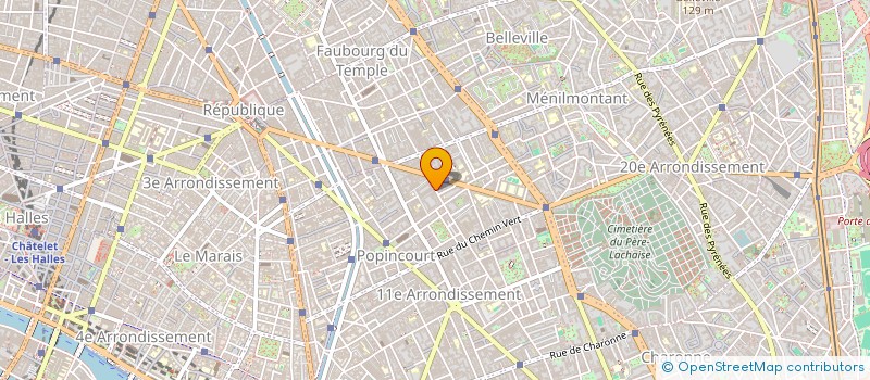 localisation de l'entreprise LA LOGE CDC PRODUCTIONS  PARIS