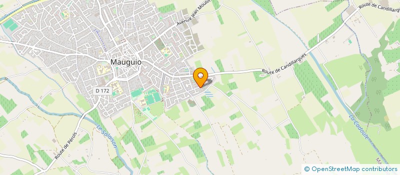 localisation de l'entreprise LA LOGE DE CELINE  MAUGUIO