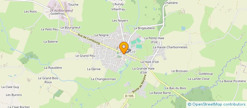 localisation de l'entreprise LA LOGE DE MATHILDE VDI  VAL-D'IZE