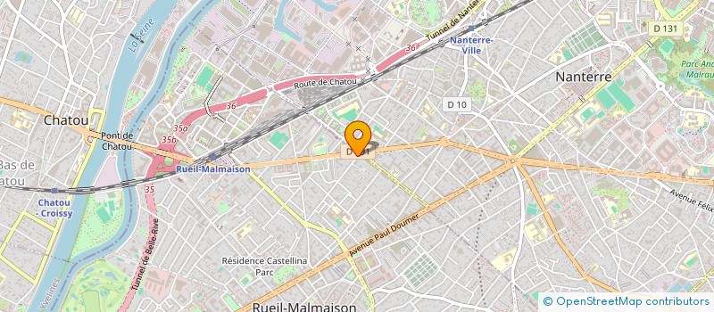 localisation de l'entreprise LA LOGE DES SERVICES à RUEIL-MALMAISON