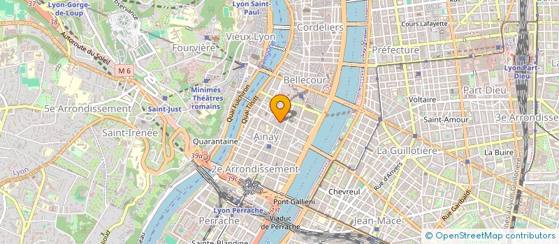 localisation de l'entreprise LA LOGE DU 22 à LYON