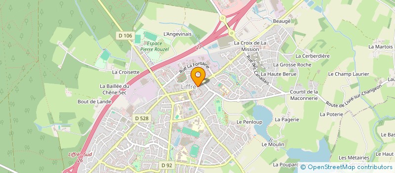 localisation de l'entreprise LA LOGE PAR MARIE-LAURE  LIFFRE