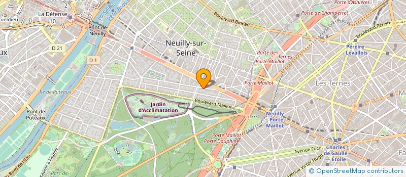 localisation de l'entreprise LA LOGE PARIS à NEUILLY-SUR-SEINE