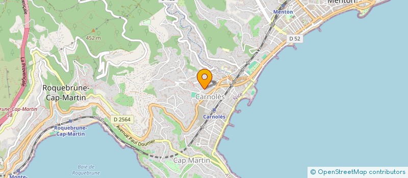 localisation de l'entreprise LA LOGGIA à ROQUEBRUNE-CAP-MARTIN