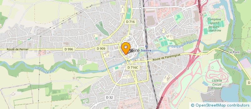 localisation de l'entreprise LA LOGGIA  ISSOIRE