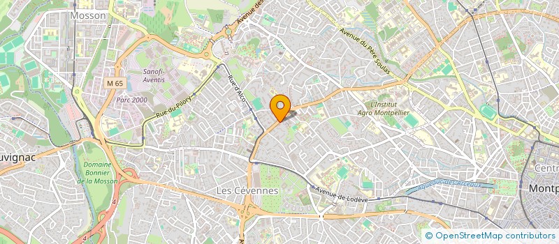 localisation de l'entreprise LA LOGOMOTIVE à MONTPELLIER