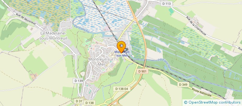 localisation de l'entreprise LA LOI DES CARTES  MONTREUIL-SUR-MER