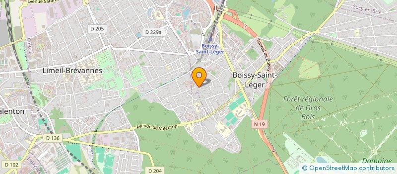 localisation de l'entreprise LA LOICIENNE à BOISSY-SAINT-LEGER