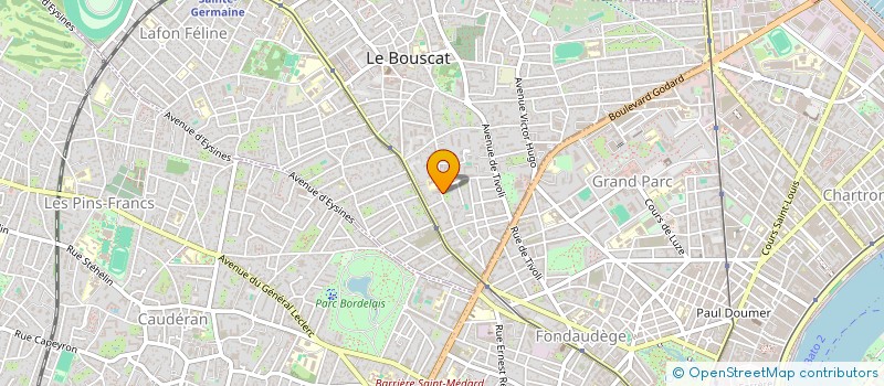 localisation de l'entreprise LA LOINTAINE  LE BOUSCAT