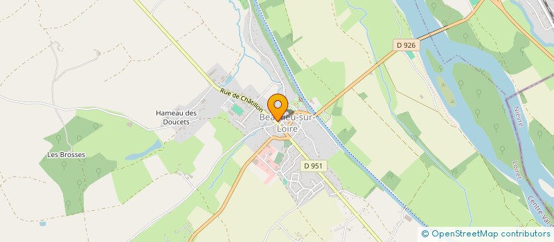 localisation de l'entreprise LA LOIRE à BEAULIEU-SUR-LOIRE